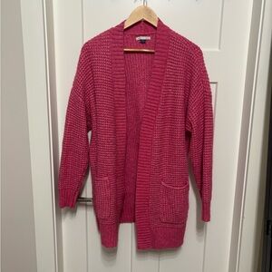 American Eagle Outfitters Raspberry Cardigan Sweater